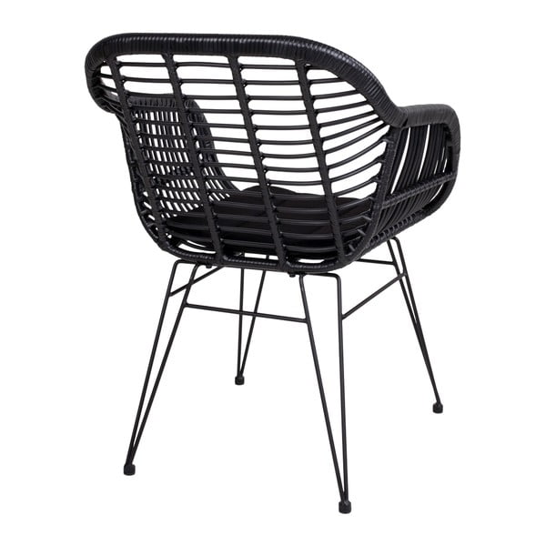 Set od 2 vanjske fotelje od umjetnog ratana s jastukom House Nordic Trieste-image-2