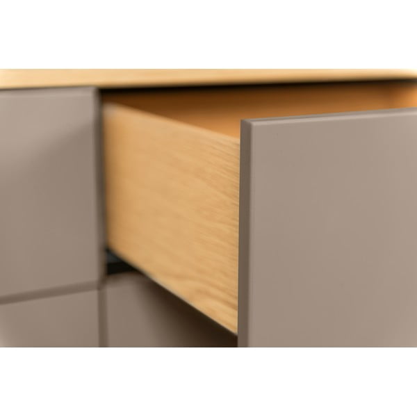 Smeđa komoda Tenzo Dot, 192 x 86 cm-image-1