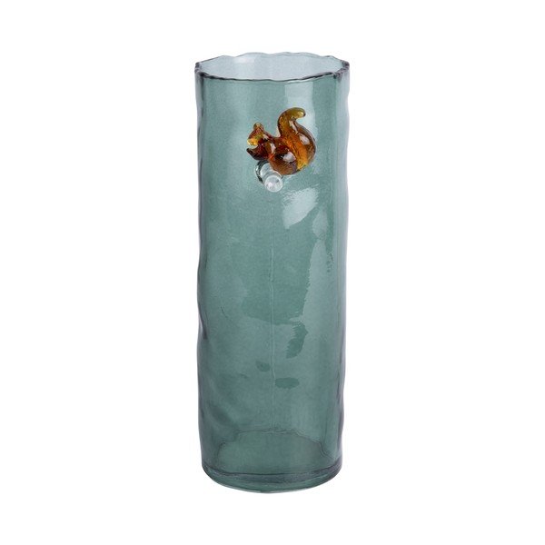 Tamno zelena staklena vaza (visina 15 cm) Squirrel On Branch – PT LIVING-image-3