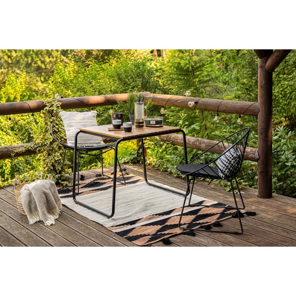 Set od 2 crne vrtne stolice Bonami SelectionCoco-image-1