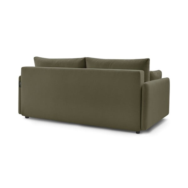 Zelena sklopiva sofa 211 cm Marcel – Bobochic Paris-image-4