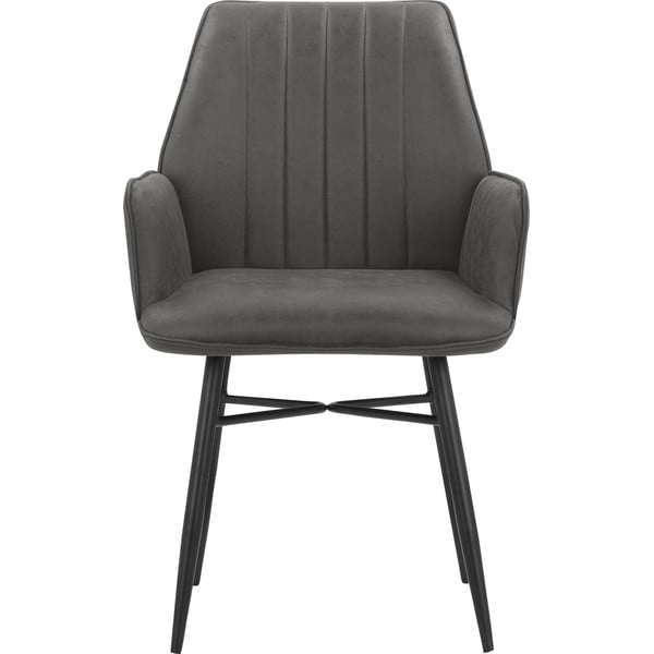 Antracitno sive blagovaonske stolice u setu 2 kom Anzo – Støraa-image-3