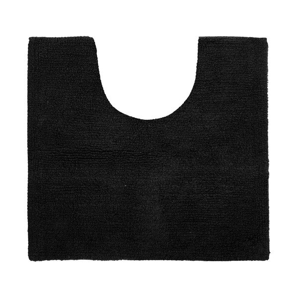 Crna kupaonska prostirka 50x45 cm Riva - Tiseco Home Studio