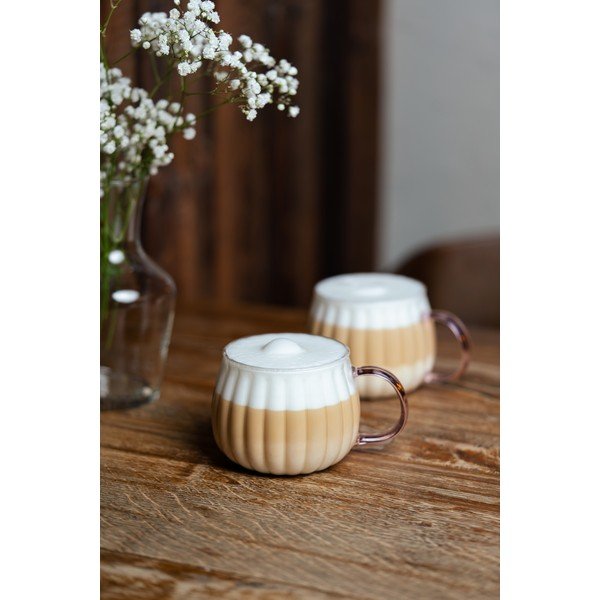 Šalice u setu 2 kom za cappuccino 350 ml Tulip – Vialli Design-image-1