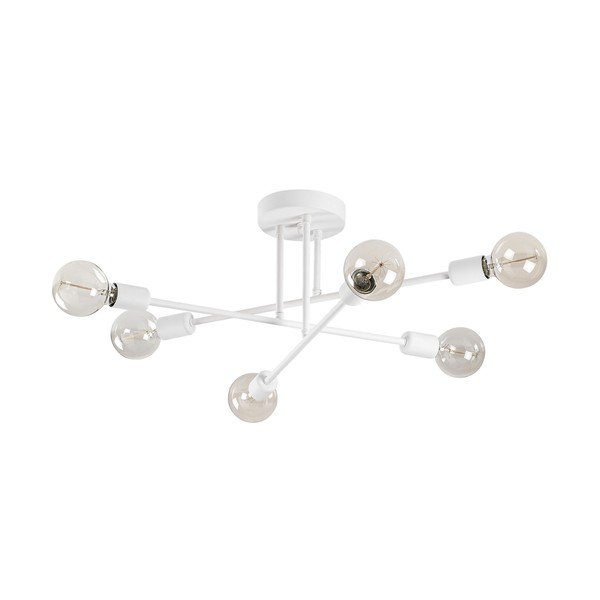 Bijela stropna svjetiljka 64x64 cm Flower – Opviq lights