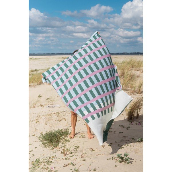 Zelena/ružičasta deka 160x200 cm Onu – noo.ma-image-3