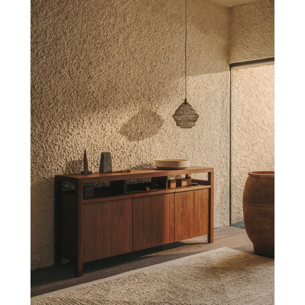 Viseća svjetiljka u zlatnoj boji s metalnim sjenilom ø 30 cm Sarraco – Kave Home-image-2