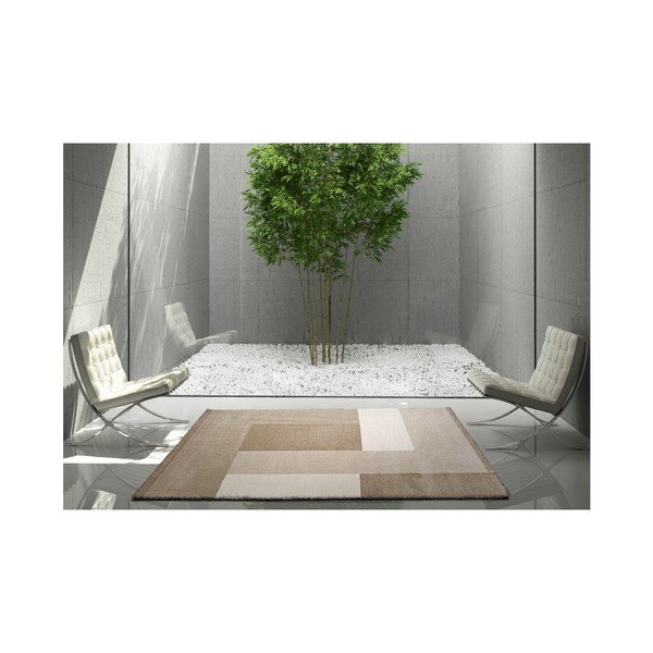 Bež tepih Universal Tanum Blocks, 80 x 150 cm-image-1
