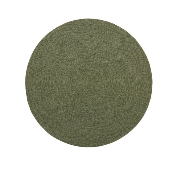 Zeleni okrugli vanjski tepih od recikliranih vlakna ø 200 cm Despas – Kave Home