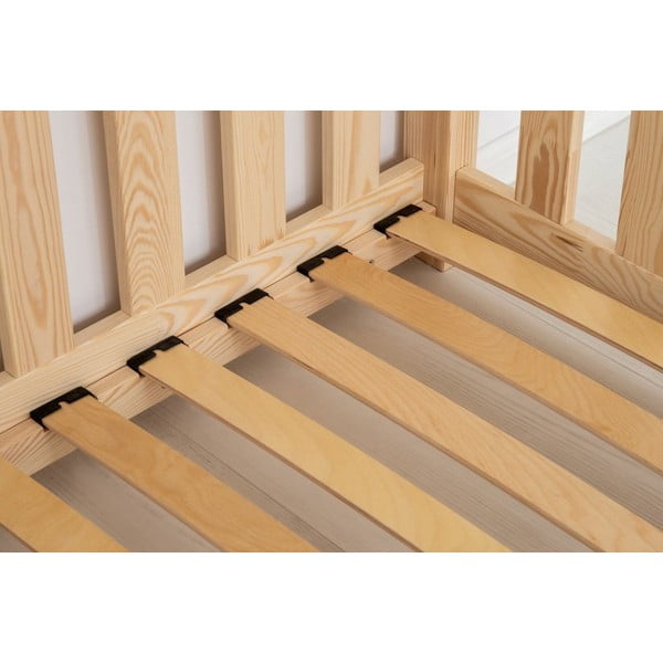 Dječji krevet od masivnog bora 80x160 cm u prirodnoj boji CPP – Adeko-image-2