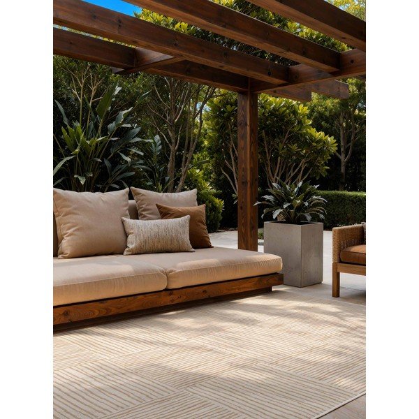 Krem/u prirodnoj boji unutarnji i vanjski tepih 120x170 cm Haringey Nightingale – Ted Baker-image-1