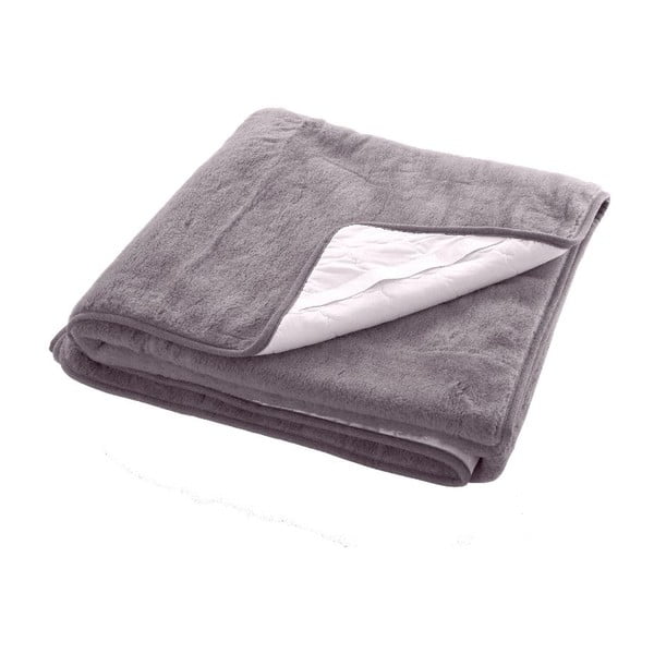 Sivi zaštitni prekrivač za madrac od merino vune Royal Dream, 140 x 200 cm