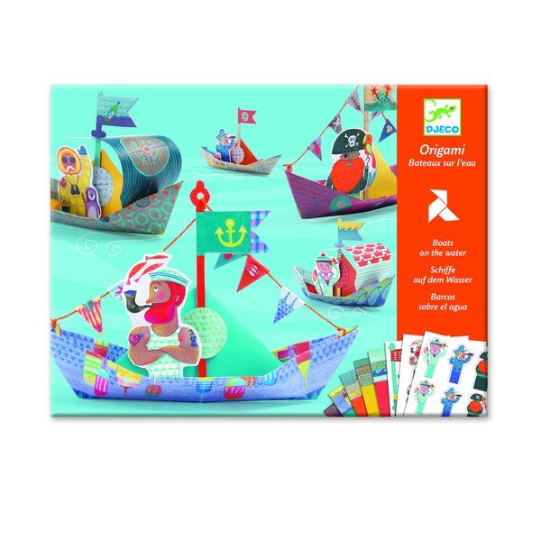 Komplet origami od vodonepropusnog papira s priborom Djeco Boats-image-2
