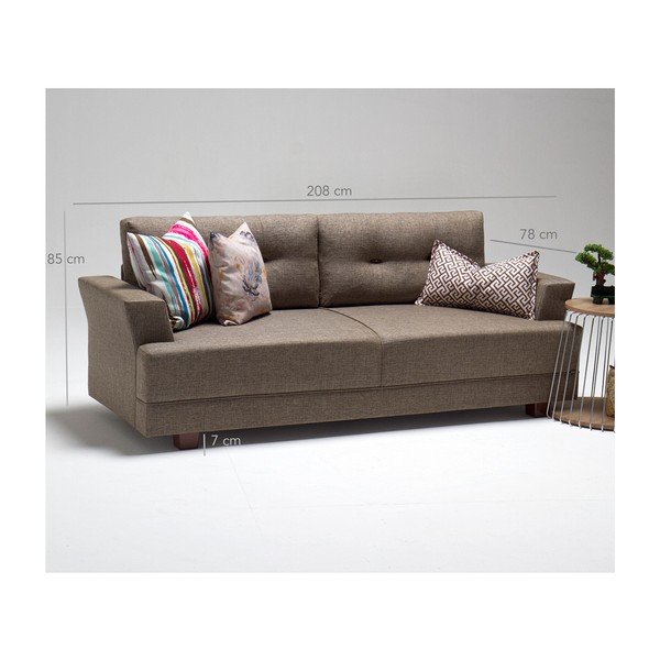 Smeđa sofa Balcab Home Christina-image-3