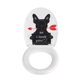 WC daska s automatskim zatvaranjem 37,5 x 41,5 cm Guilty Dog – Wenko