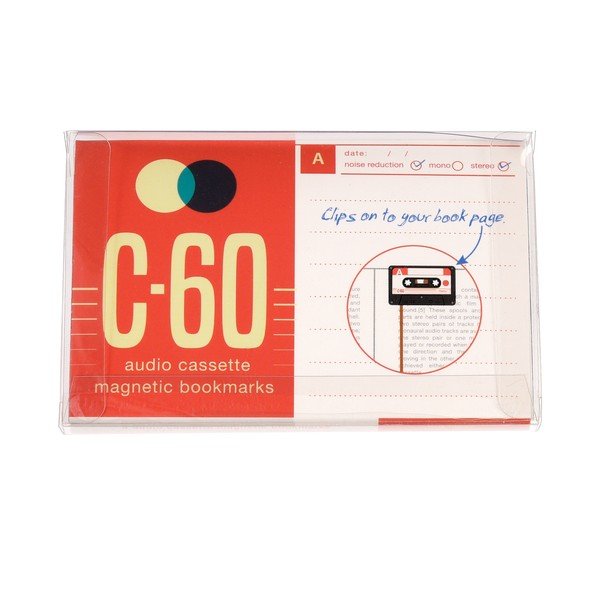 Oznake za knjige u setu od 3 kom Cassette - Rex London-image-4