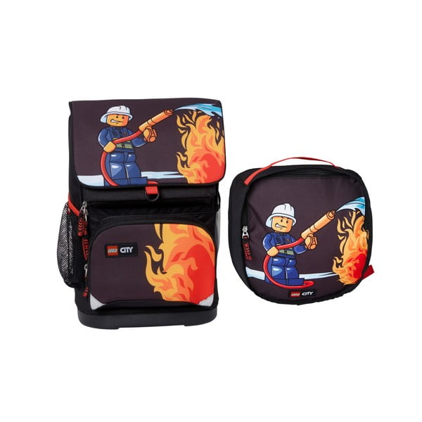 Mali školski ruksak s LEGO® City Fire torbom