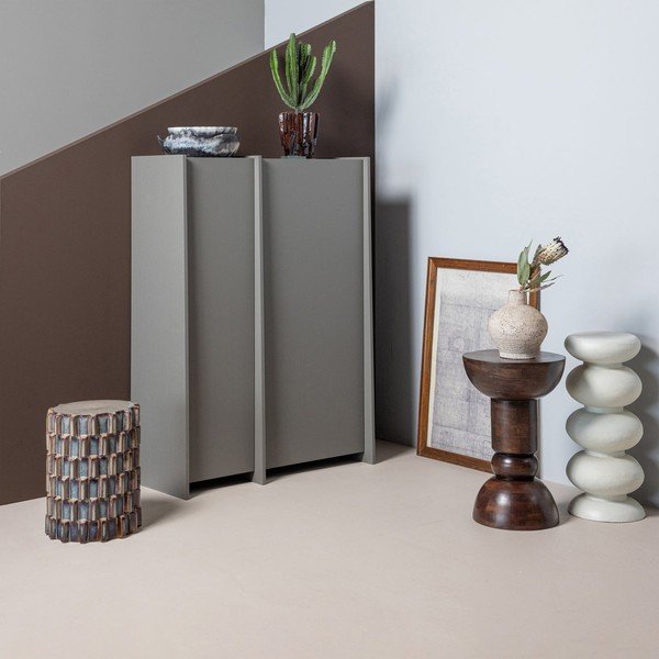 Metalni okrugao pomoćni stol ø 29 cm Brilo – WOOOD-image-1