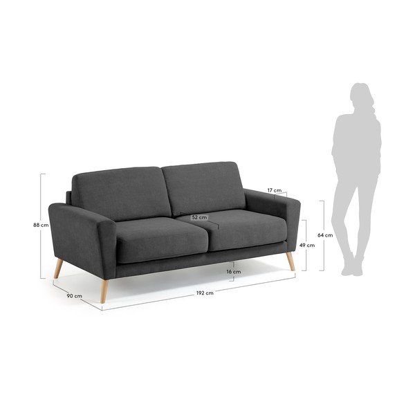 Tamnosiva sofa Kave Home Guy-image-3