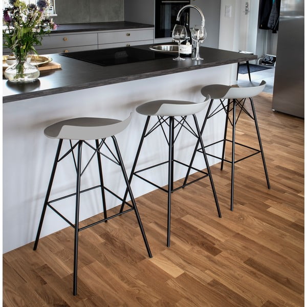 Sive barske stolice u setu 2 kom (visine sjedala 71 cm) Tori – Tenzo-image-1