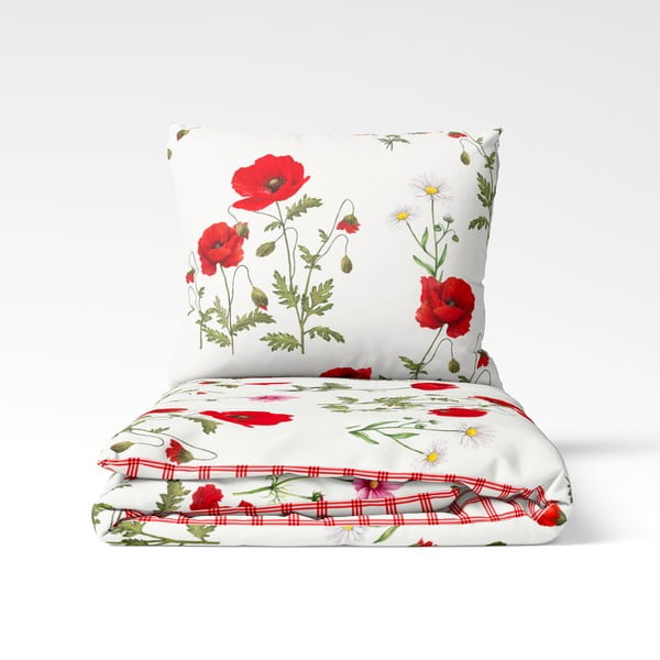 Pamučna posteljina za bračni krevet Bonami Selection Poppy, 200 x 200 cm-image-2