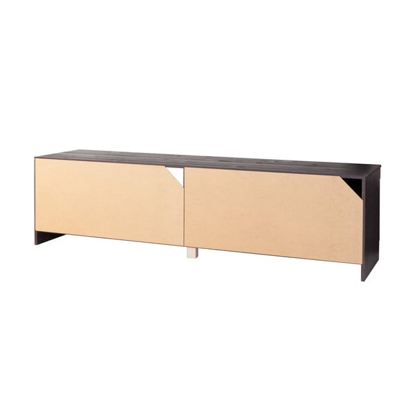 Smeđa TV komoda od masivnog bora 45x44 cm Cubrix – Støraa-image-2