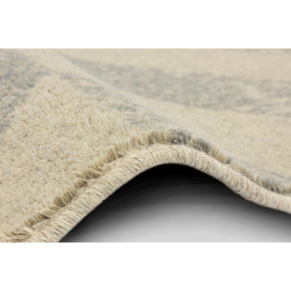 Bež vuneni tepih 200x300 cm Tile – Agnella-image-2