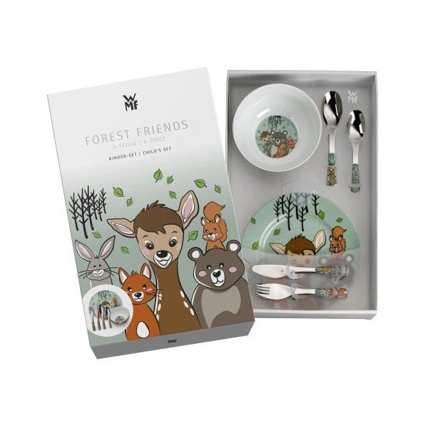 Porculanski dječji set posuđa 6 kom Forest Friends – WMF-image-1