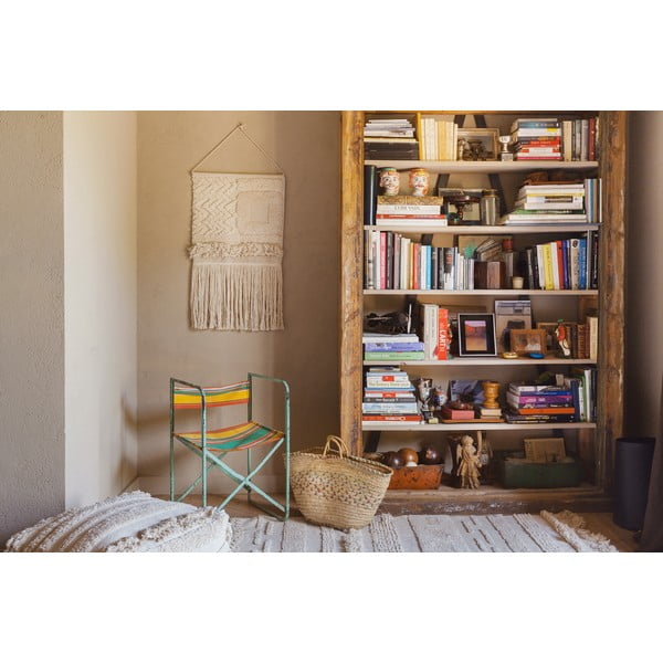 Svijetlo sivi/krem periv/ručno rađen pamučan tepih 140x200 cm Air Natural – Lorena Canals-image-1