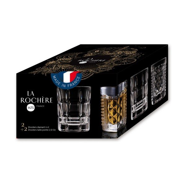 Set od 4 staklene čašice La Rochère Assortis, 60 ml-image-2