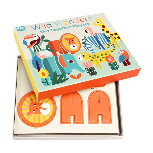 Drvena puzzle igra Wild Wonders - Rex London-image-4