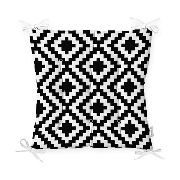 Jastuk za stolicu Minimalističke navlake za jastuke BW Geometric, 40 x 40 cm