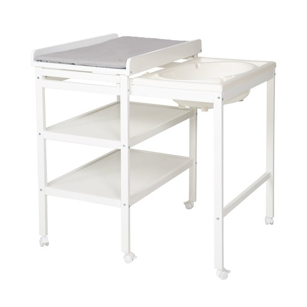 Bijeli stol za presvlačenje Style grau  – Roba