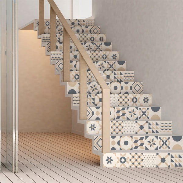 Set od 2 naljepnice za stepenice Ambiance Stickers Stair Design, 15 x 105 cm