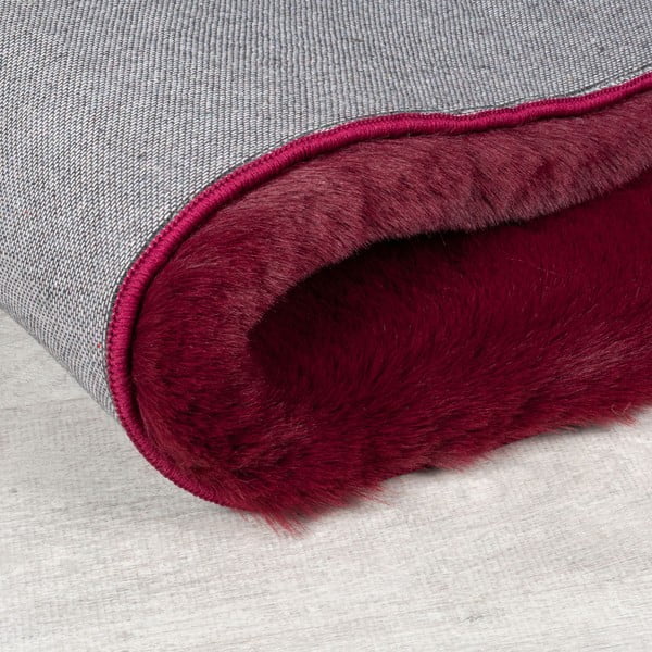 Bordo sintetičko krzno 160x230 cm Ivy Luxury Fur – Flair Rugs-image-3