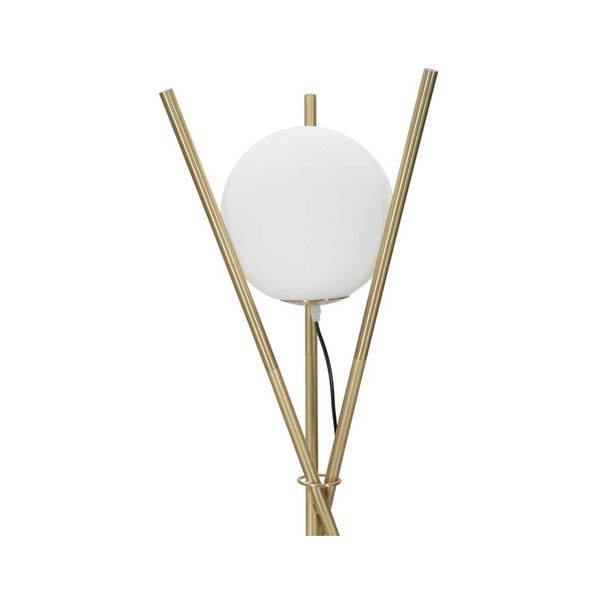 Bijela/u zlatnoj boji stojeća svjetiljka sa staklenim sjenilom (visina 155 cm) Glamy – Mauro Ferretti-image-1