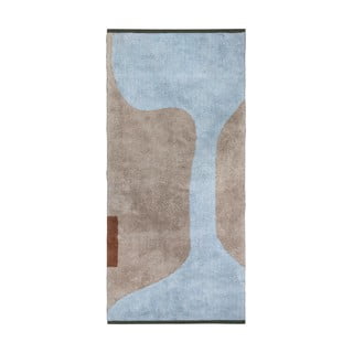 Svijetlo plava/bež periva pamučna staza 70x150 cm Figura – Mette Ditmer Denmark