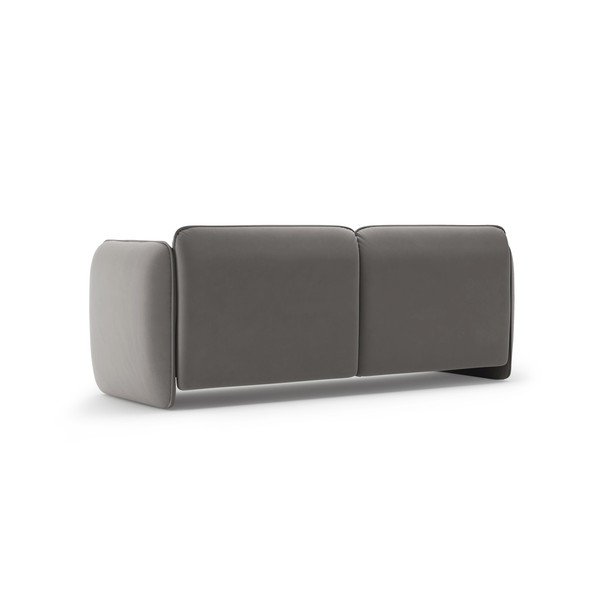 Tamno siva baršunasti sofa 204 cm Georgia – Micadoni -image-3
