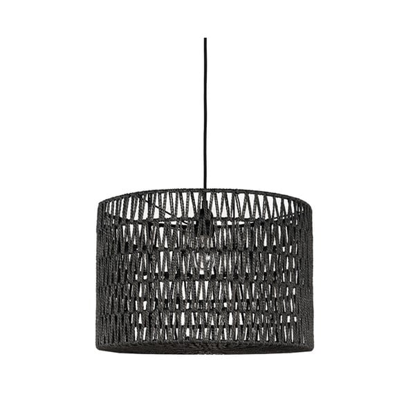 Crna stropna svjetiljka LABEL51 Stripe