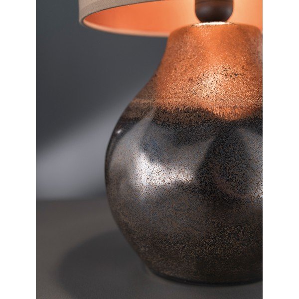 Smeđa stolna lampa Fischer & Honsel Bollo-image-1