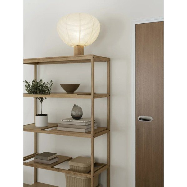 Bijela/u prirodnoj boji stolna lampa s papirnim sjenilom (visina 45 cm) Kami – Blomus-image-2