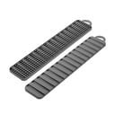 Siva plastična podloga za ocjeđivanje posuđa 42x8 cm Gravity – Metaltex