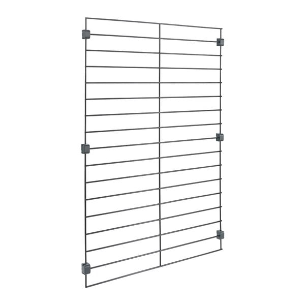 Crna metalna konzola za modularni sustav polica Mural – Metaltex-image-2