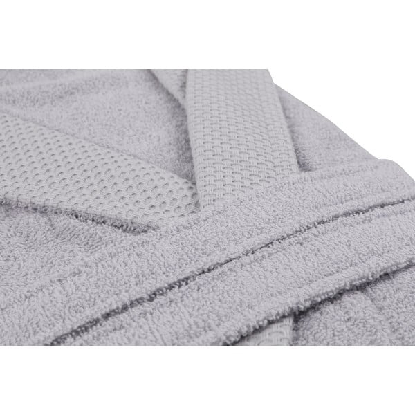 Sivi pamučni kućni ogrtač L Cappa – Foutastic-image-1