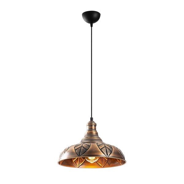 Viseća svjetiljka u brončanoj boji s metalnim sjenilom ø 31 cm Chandelier – Opviq lights-image-2