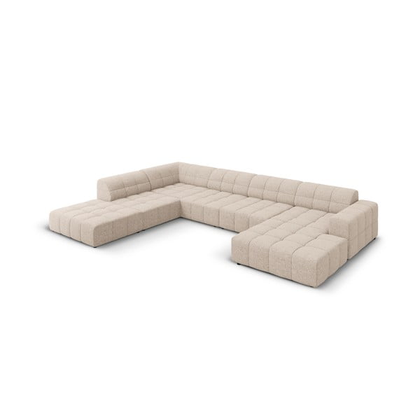 Bež kutna garnitura (s lijevim kutom/u obliku slova "U") Chicago – Cosmopolitan Design-image-3