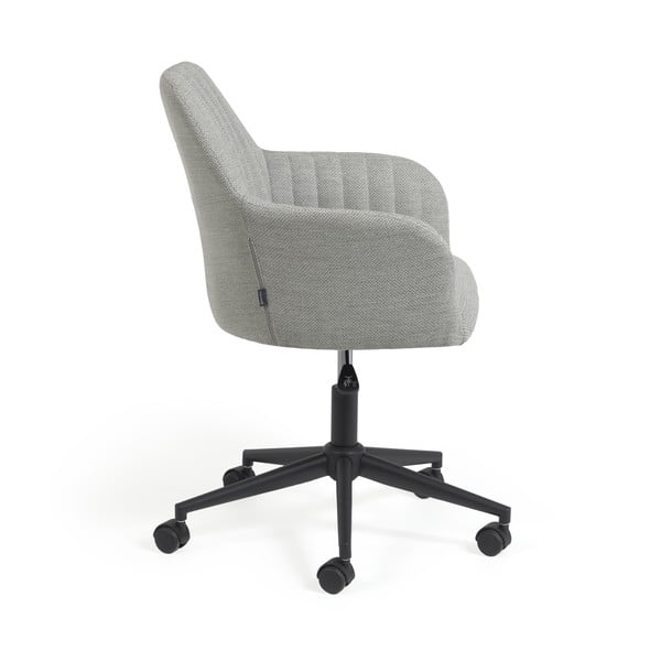 Svijetlo siva uredska stolica Kave Home Madina-image-4