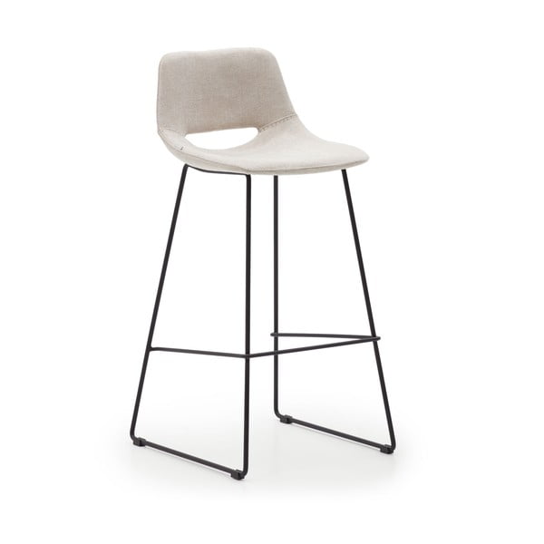 Bež barska stolica (visine sjedala 76 cm) Zahara – Kave Home