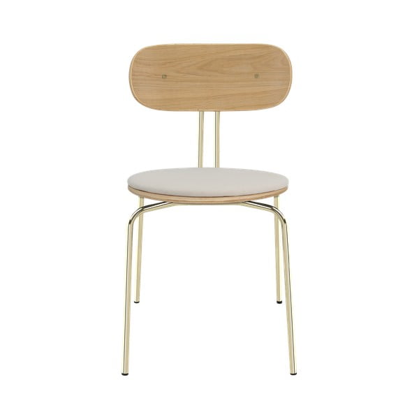 Krem/u zlatnoj boji blagovaonska stolica Curious – UMAGE-image-2