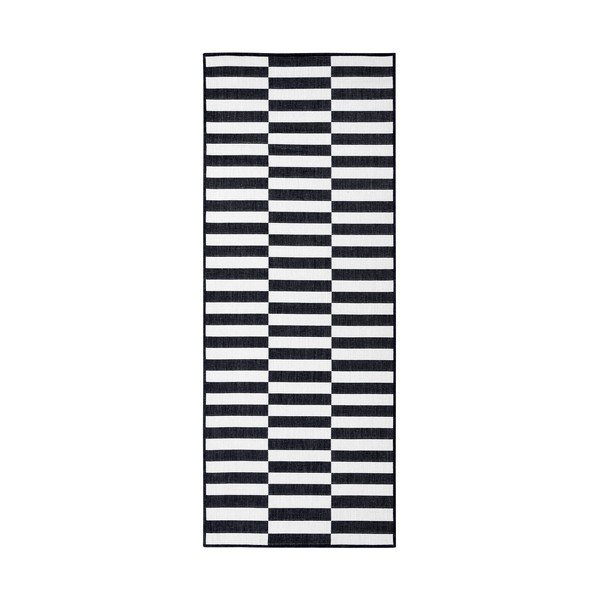 Crno-bijela staza 80x200 cm Viela – Hanse Home